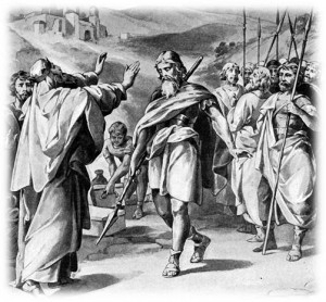 אברם העברי, עטור נצחון, פוגש את מלך סדום