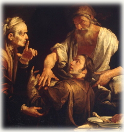 יעקב מרמה את יצחק, בהנחיית רבקה